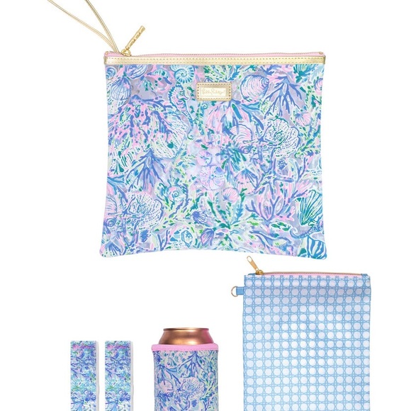 Lilly Pulitzer Beach Day Pouch Set - Picture 2 of 5